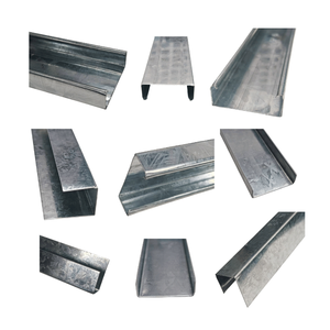 Profilé en acier galvanisé certifié CE de 50-150 mm pour cloisons sèches, systèmes de cloisons en plaques de plâtre et plafonds - Ignifuge et résistant à la corrosion - Product Image 1