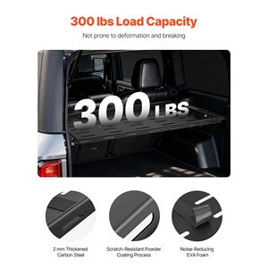 Portapacchi Posteriore per Ford Bronco 2021-2024, Cestello in Acciaio al Carbonio da 300 Libbre, Vassoio Portaoggetti Interno, Portabagagli con Capacità di 300 Libbre - Product Image 3