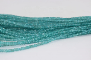 Perles facettées en labradorite ciel, 3,5-5 mm, brin de 18 pouces, perles d'apatite naturelle pour la fabrication de bijoux, prix de gros - Product Image 4