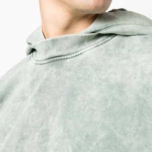Sweat-shirts à capuche imperméables doublés polaire pour hommes, effet délavé, mélange polyester/coton, coupe décontractée, idéal pour l'hiver – Meilleures ventes - Product Image 3