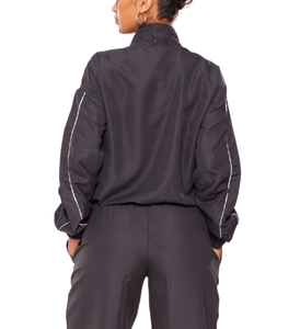 Ensemble deux pièces coupe-vent en nylon pour femme avec fermeture éclair personnalisée, veste imperméable en polyester et nylon de qualité supérieure - Product Image 4
