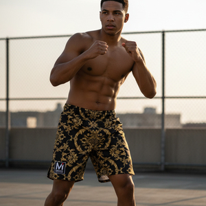 Pantalones Cortos de MMA, Diseño Sublimado Personalizado, para Entrenamiento de Artes Marciales, Precio de Fábrica - Product Image 6