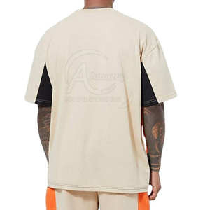 Custom Made Design <b>Men</b> Wholesale Breathable T-<b>Shirt</b> & <b>Shorts</b> <b>Set</b> Solid Color Cotton Made Cheap Price T-<b>Shirt</b> & <b>Shorts</b> <b>Sets</b> - Product Image 3