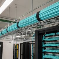 Kabel Serat Optik Drop Multimode OM4 24 Core HEADWAY Indoor dengan Jaket LSZH untuk Kabelan Inti Data Center