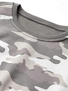 เสื้อสเวตเชิ้ตผ้าฝ้ายน้ำหนักเบาสำหรับผู้ชาย ระบายอากาศได้ดี คอกลม สวมใส่สบาย สไตล์ลำลอง แฟชั่นกีฬา รับทำโลโก้ตามสั่ง โรงงานขายส่ง OEM - Product Image 4