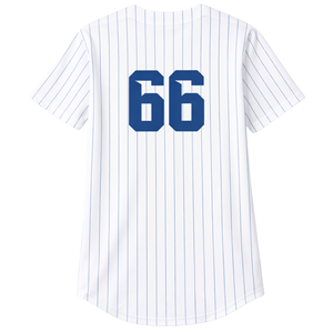 Camiseta de Béisbol Personalizada con Botones y Rayas para Jóvenes, Uniforme Deportivo Transpirable de Poliéster, Suministro al por Mayor OEM - Product Image 2