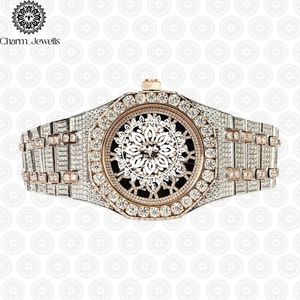 Charm Jewells – boîtier de montre de luxe en acier inoxydable, 40mm, mouvement mécanique analogique, date automatique, résistant à l'eau 10 bars, mode homme - Product Image 1