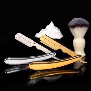 Navaja de Afeitar Recta Plegable de Acero Inoxidable Pro Cut Barber, Soporte de Cuchilla Resistente para un Afeitado Preciso de Barba y Cabello - Product Image 2