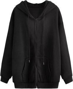 Oversized Custom Zipper Hoodie Heavy Duty Blank Streetwear Casual Breathable Hoodie - Product Image 5