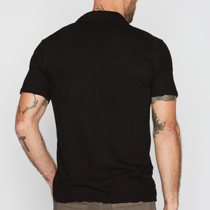 เสื้อเชิ้ตผู้ชายผ้าแคนวาส แห้งเร็ว แขนสั้น สไตล์ลำลอง รับผลิตแบบ OEM - Product Image 4