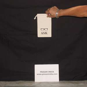 Extra Small Mini <b>drawstring</b> <b>pouch</b> for keeping spectacles or small items like candles or rings or jewelry - Product Image 1