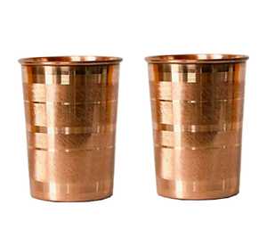 Ensemble de verres en cuivre pur, gobelets à eau en cuivre pur, finition simple, vaisselle, articles de table pour hôtels, restaurants, bars - Product Image 5