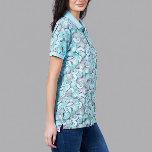Camiseta Polo Sublimada de Manga Corta para Mujer con Logotipo Personalizado, Proveedor Directo de Fábrica, Camisetas Polo de Golf Personalizadas para Mujer - Product Image 6
