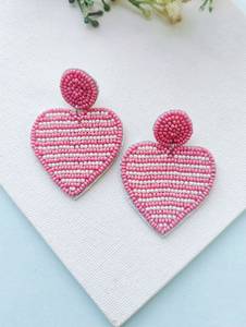 ต่างหูห้อยประดับลูกปัดโลหะผสมสังกะสีงานแฮนด์เมด FAIZA CRAFT สำหรับผู้หญิงและเด็กผู้หญิง เครื่องประดับแฟชั่นสไตล์อินเดีย ดีไซน์เก๋ไก๋ทันสมัย - Product Image 2