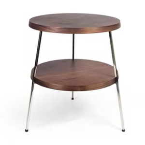 โต๊ะไม้สักทรงกลมสำหรับตกแต่งบ้านห้องรับแขก - Product Image 2