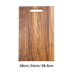 Planche à découper en bois d'acacia naturel, forme irrégulière, écologique, planche à découper en bois pour la viande, le fromage et le pain, pour une utilisation en cuisine - Product Image 4