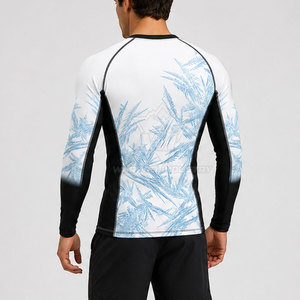 Performance Long Sleeve Rash Guard for Men Athletic <b>Compression</b> <b>Shirt</b> with Lightweight Stretch Fabric - Product Image 6