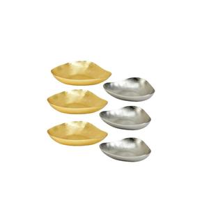 Assiette en métal en forme de feuille de luxe de haute qualité en acier inoxydable pour aliments frits, prix d'usine, pour restaurant - Product Image 5