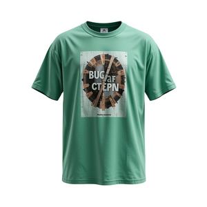 T-shirts à manches décontractées imprimés en coton de qualité supérieure pour hommes Design unique Tissu en jersey de couleur unie confortable-Design vierge - Product Image 5