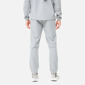 Men's Casual Solid Waterproof Tracksuit Set with Zip-Up <b>Hoodie</b> and Ankle Zipper Nylon Windbreaker 2 in 1 Design Winter - Product Image 3