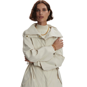 Chaqueta Impermeable para Mujer, con Capucha, Larga, Cortavientos, Ligera, para Exteriores, Informal, para Viajes, para Todo Tipo de Clima - Product Image 3