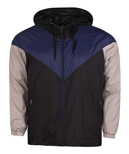 Survêtement coupe-vent pour homme de qualité supérieure, fabrication en usine, logo personnalisé, vêtements d'entraînement, ensemble sportif décontracté deux pièces - Product Image 2