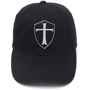 Casquette de baseball unisexe des Templiers - Casquette en coton avec croix et écusson brodés - Product Image 5
