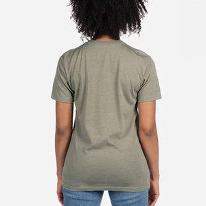 T-shirts personnalisés de qualité supérieure en tissu mélangé gris chiné - Product Image 2