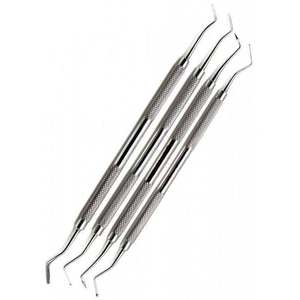 เครื่องมือทันตกรรม RWS INSTRUMENTS รุ่น RWS-DBCC-4928 ทำจากเหล็กกล้าไร้สนิมสีเงิน สามารถนึ่งฆ่าเชื้อได้ ได้รับการรับรองมาตรฐาน CE  ใช้สำหรับขูดหินปูน  แบบมีลายกันลื่น - Product Image 2