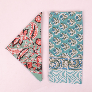 Bandana unisexe en coton imprimé floral, tendance, pour l'été, accessoire coloré pour couvrir les poils des animaux de compagnie, motif Paisley - Product Image 2