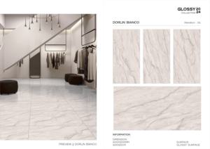 Baldosa de Porcelana Pulida Brillante Royal, Formato Grande 600x1200, para Pared y Suelo, Uso Interior y Exterior Moderno - Product Image 5