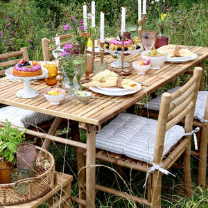 Handmade Bamboo <b>Chair</b> Natural Bamboo Dining <b>Chair</b> Eco Friendly Bamboo Furniture for Home Kitchen Cafe Restaurant - Product Image 6