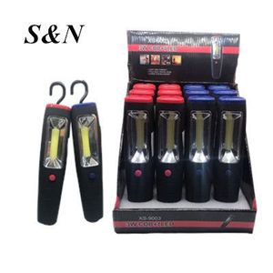 S&N <b>Work</b> <b>Light</b> 3W COB <b>LED</b> <b>Rechargeable</b> Portable With Hook For Indoor Outdoor Use - Product Image 1