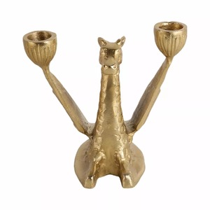 Handmade Aluminum Durable Eco-Friendly <b>Candlestick</b> Holder 10.6in <b>Tall</b> Tulip Shape Home Decoration - Product Image 4