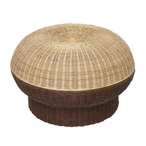 Table basse ronde en rotin 100% artisanale moderne, couleurs mélangées, mobilier d'extérieur et de décoration intérieure en provenance du Vietnam - Product Image 1