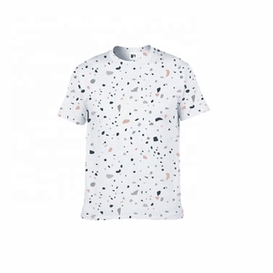 T-shirt surdimensionné 100% coton pour hommes T-shirt personnalisé Streetwear 100% coton lavé à l'acide Crew T-shirt à manches courtes - Product Image 3