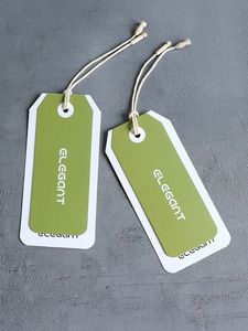 Etiqueta Colgante de Cartón para Ropa, Personalizada con Logotipo, Impresa en Relieve, para Jeans Reciclados de Lujo - Product Image 5