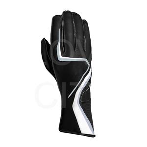 Guantes de Carreras de Karts con Diseño de Logotipo Personalizado, Protección de Palma de Goma, Transpirables, Antideslizantes, Dedos Completos, Unisex, para Deportes de Conducción - Product Image 1