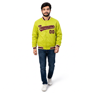 Veste universitaire de baseball personnalisée à faible MOQ, en mélange de laine avec broderie de nom, coupe unisexe, pour les marques de streetwear américaines - Product Image 5