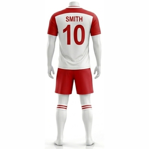 New Customized Soccer Uniforms Custom Designed Men's Full Soccer Uniforms Kit Solid Color Football Uniforms with OEM Service - Product Image 2