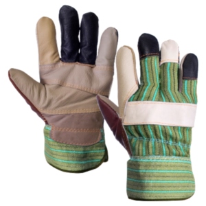 Gants de sécurité en cuir de buffle robuste pour usage industriel et domestique, protection renforcée des mains et des bras - Product Image 2