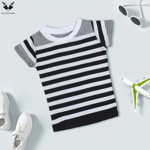 T-shirts pour enfants de haute qualité, meilleur produit, col rond, coupe classique, t-shirts pour garçons, logo personnalisé, vente en gros de vêtements pour enfants - Product Image 2
