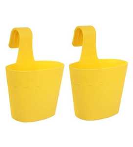 ชุดบัวรดน้ำโลหะ 2 ชิ้น สีเขียวและสีเหลือง ดีไซน์ทนทานสำหรับทำสวน - Product Image 5