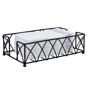 Support à serviettes en métal de qualité supérieure, durable, pour table à manger et cuisine, élégant support à mouchoirs pour la maison, le bureau et le restaurant - Product Image 1