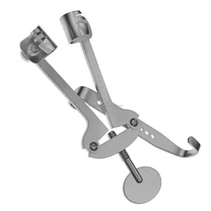 Retractor Endaural Henner, Instrumento Quirúrgico para Cirugía de Oído, Hoja Curva para Músculo Temporal, Acero Inoxidable, Reutilizable, Herramienta de Otología - Product Image 1