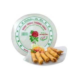 กระดาษห่ออาหาร18ซม. ลายกุหลาบทำ50x400g ปอเปี๊ยะเวียดนาม - Product Image 1