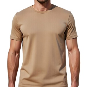 Camiseta de Algodón 100% con Lavado Ácido, Estilo Vintage, Corte Regular, Efecto Desgastado, Secado Rápido y Transpirable para Moda Urbana Masculina - Product Image 1