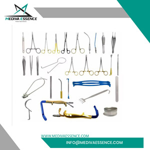 Juego de Instrumentos Quirúrgicos Ortopédicos Manuales MEDIVA ESSENCE, Acero Inoxidable Alemán, Pinzas, Tijeras, Punzón, Certificación CE Clase I - Product Image 6
