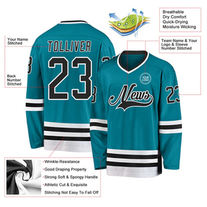 Jersey de Hockey sobre Hielo para Adultos, Uniforme de Hockey Personalizado para Equipo, Sublimado, Ropa Deportiva Estadounidense - Product Image 4