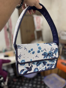 Bolsos de Mano de Algodón con Cuentas Hechos a Mano de Diseño Bohemio para Mujer, Bolsos de Mensajero, Bolsos de Fiesta, Bolsos de Compras, Venta al por Mayor - Product Image 5